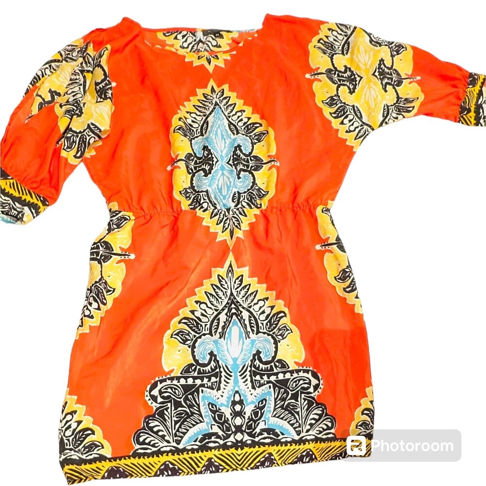 Glam Dress Body Con Resort Wear Paisley Preppy Core Dress Size M